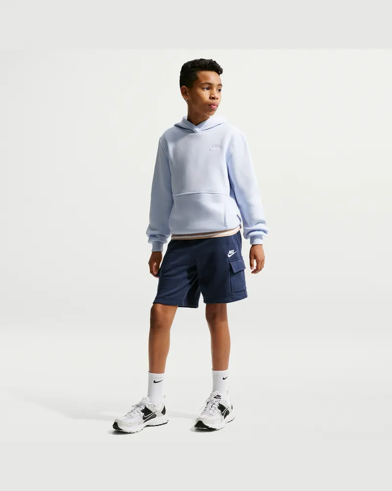 Nike Club Cargoshorts aus French Terry (ältere Kinder) - Blau Blau