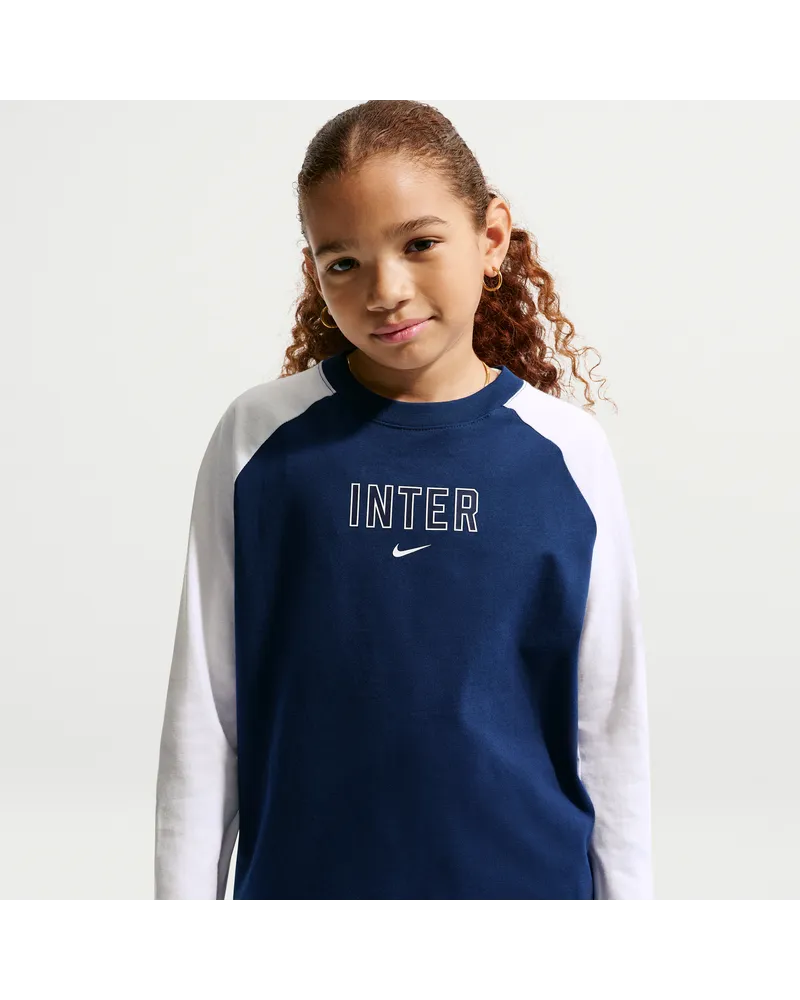 Nike Inter Mailand  Fußball-Longsleeve (ältere Kinder) - Blau Blau