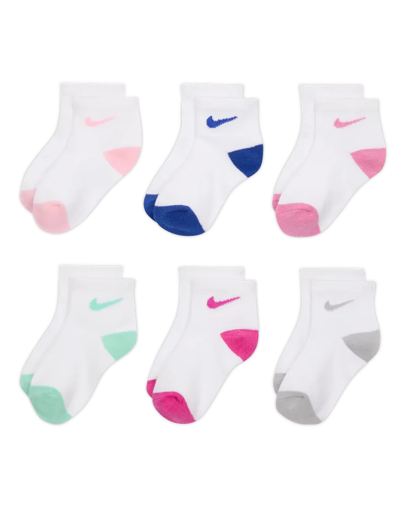 Nike Knöchelsocken für Babys (6 Paar) - Pink Pink