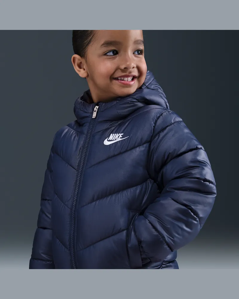 Nike All Day Play" Puffer-Jacke (Kleinkinder) - Blau Blau