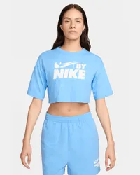 Nike Sportswear Kurz-T-Shirt für Damen - Blau Blau