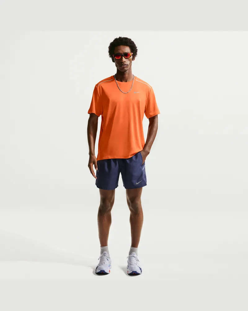 Nike Miler Dri-FIT 2-in-1-Laufshorts (Herren, ca. 13 cm) - Blau Blau