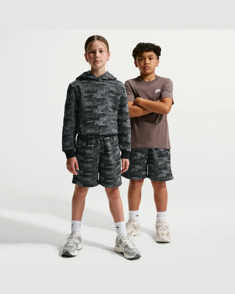 Nike Club Fleece French-Terry-Shorts für ältere Kinder - Schwarz Schwarz