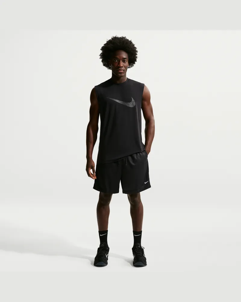 Nike DNA Academy Dri-FIT Basketballshorts (Herren, ca. 20 cm) - Schwarz Schwarz