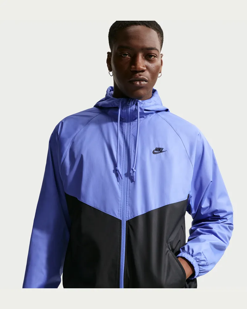 Nike Windrunner gefütterte Jacke (Herren) - Blau Blau