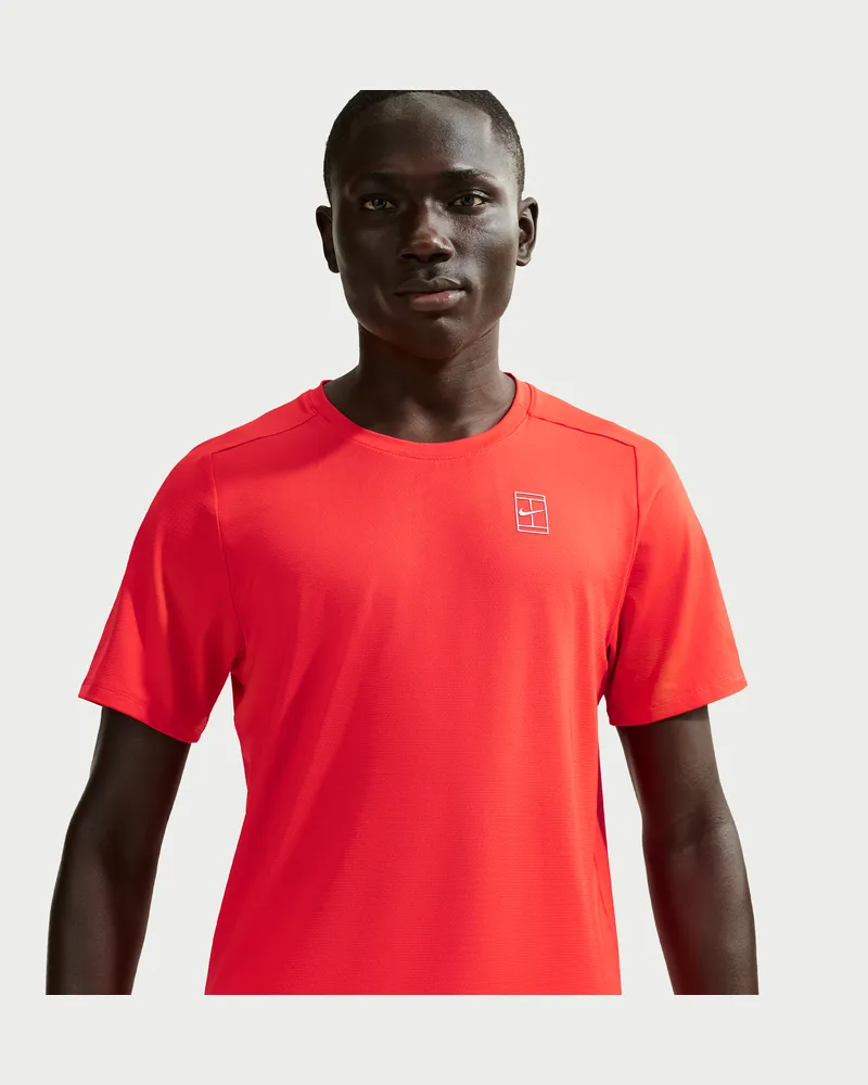 Nike Court Advantage Dri-FIT Tennisoberteil (Herren) - Rot Rot