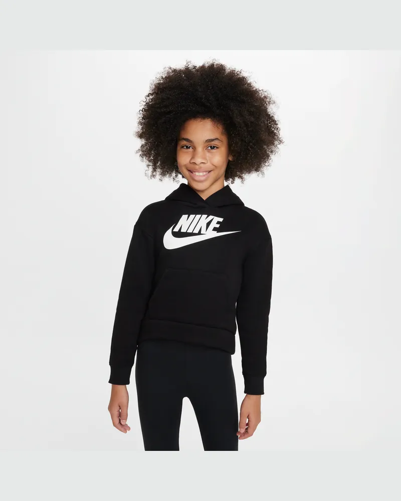 Nike Club Fleece Hoodie für jüngere Kinder - Schwarz Schwarz