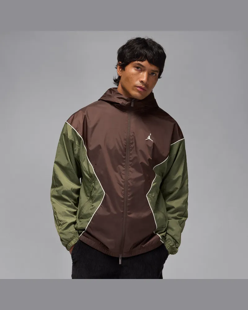 Jordan Brooklyn Draft-Jacke mit Kapuze (Herren) - Braun Braun