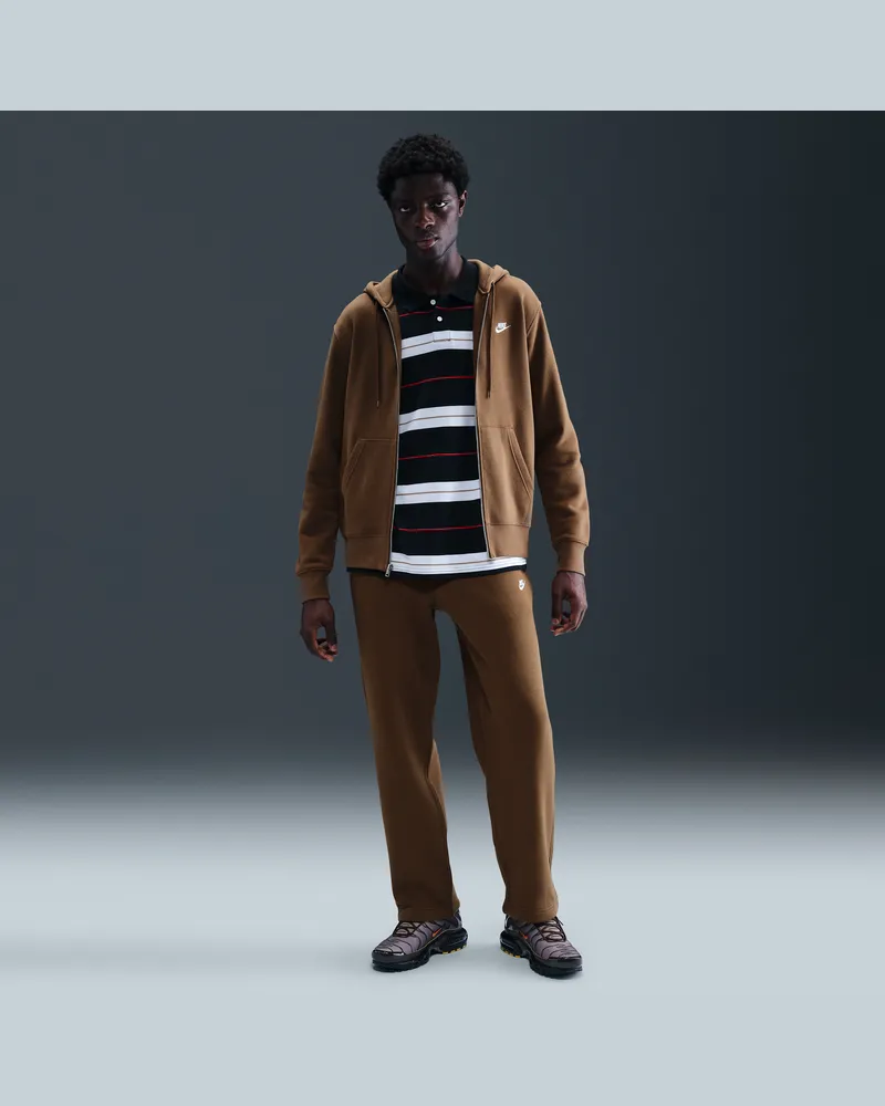 Nike Club Bungee-Hose aus Fleece (Herren) - Braun Braun