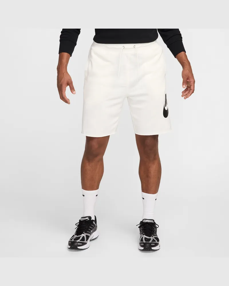 Nike Club French-Terry-Alumni-Shorts (Herren) - Weiß Weiß