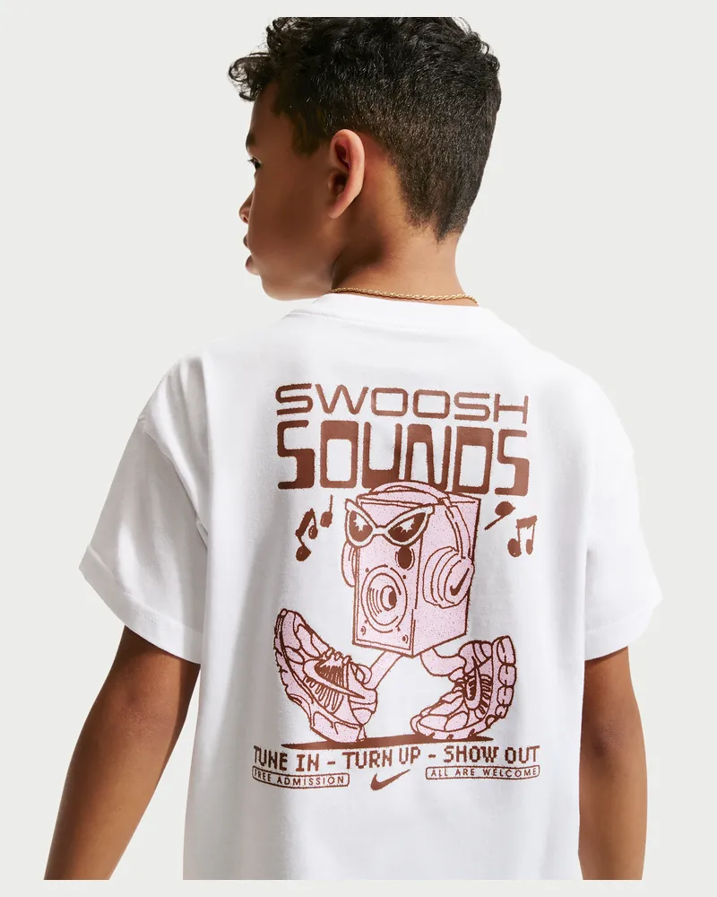Nike Swoosh Max90 T-Shirt (ältere Kinder) - Weiß Weiß