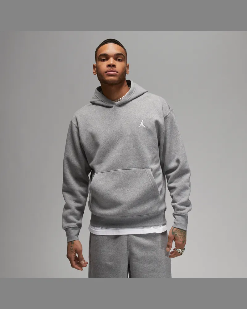 Nike Jordan Brooklyn Fleece-Hoodie mit Print für Herren - Grau