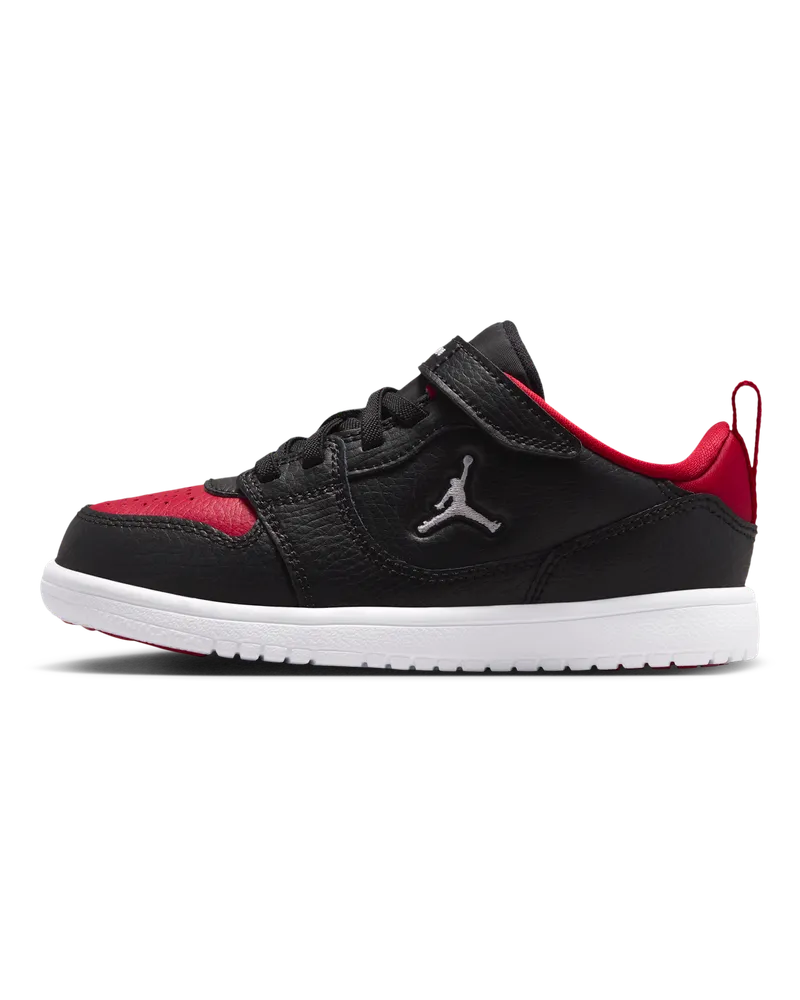 Jordan Court Connect Low Schuh (jüngere Kinder) - Schwarz Schwarz