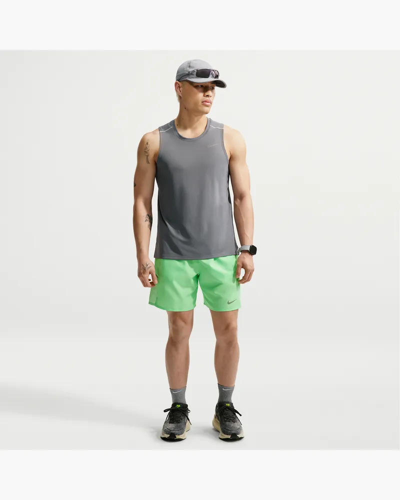 Nike Miler Dri-FIT Laufshorts mit Futter (ca. 18 cm) (Herren) - Grün Grün