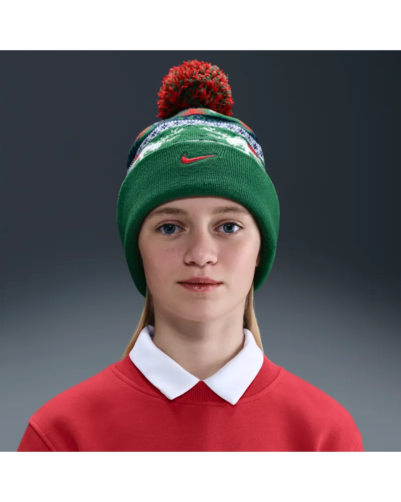 Nike Peak Beanie mit Standardbündchen (ältere Kinder) - Grün Grün