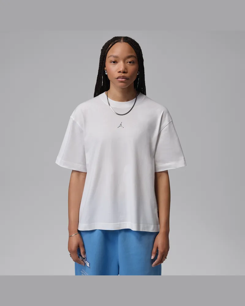 Jordan Essentials Girlfriend-T-Shirt (Damen) - Weiß Weiß