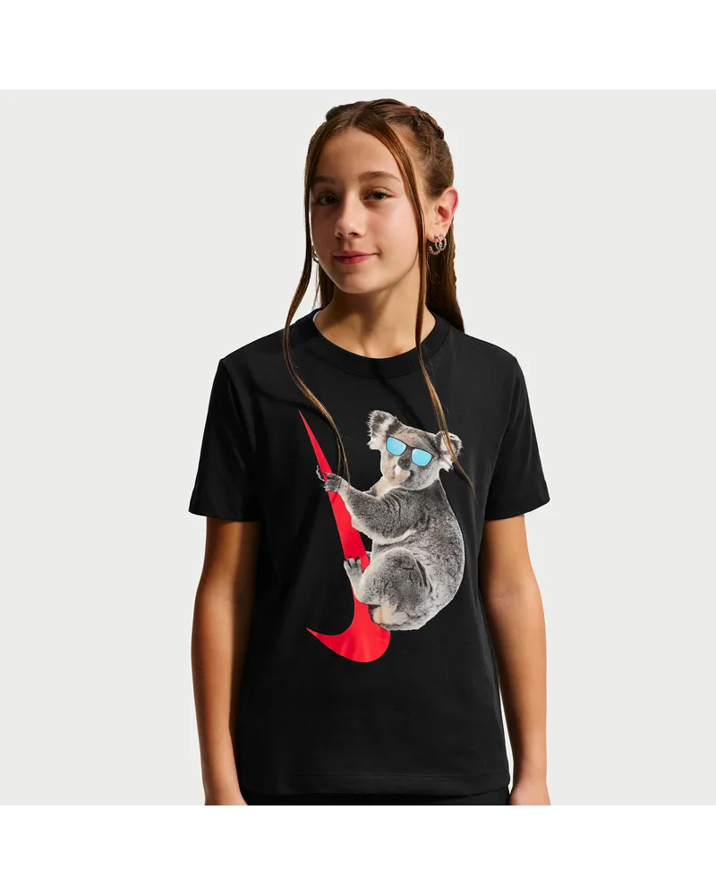 Nike T-Shirt (ältere Kinder) - Schwarz Schwarz