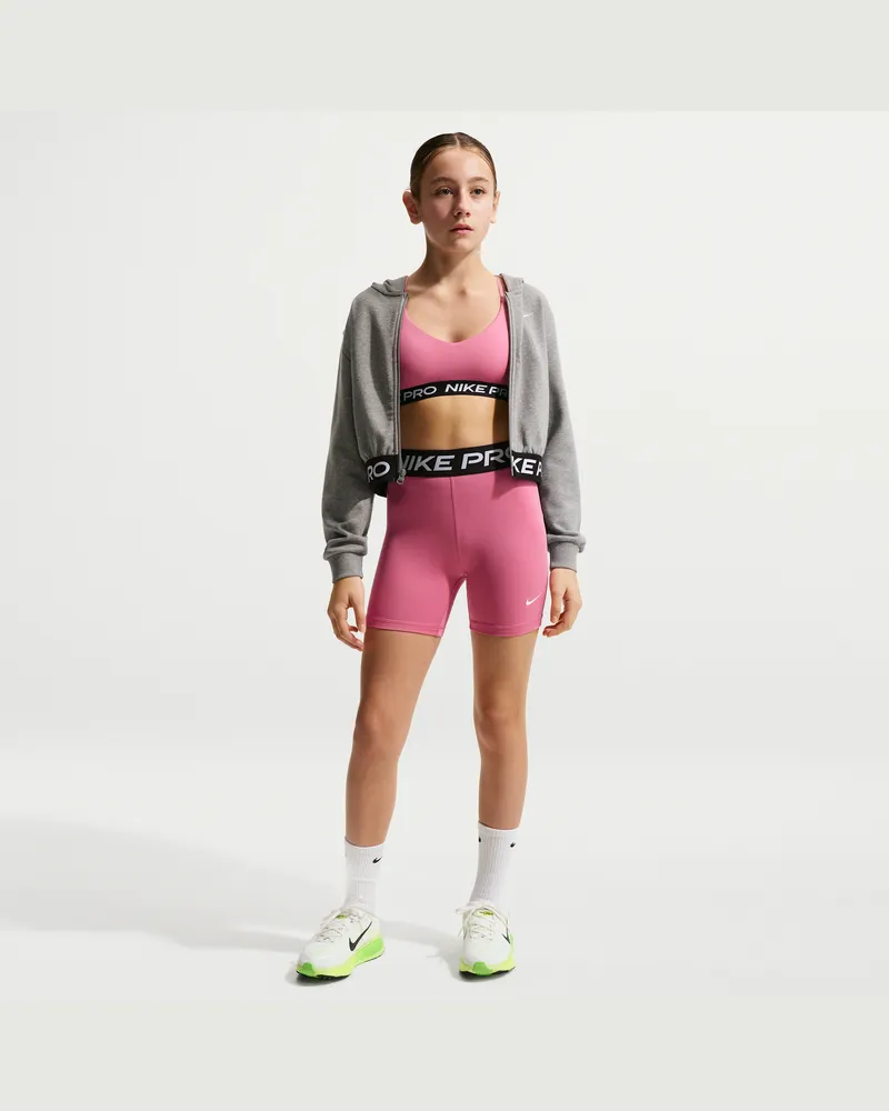Nike Pro Dri-FIT Shorts (ca. 12,5 cm) für ältere Kinder (Mädchen) - Pink Pink