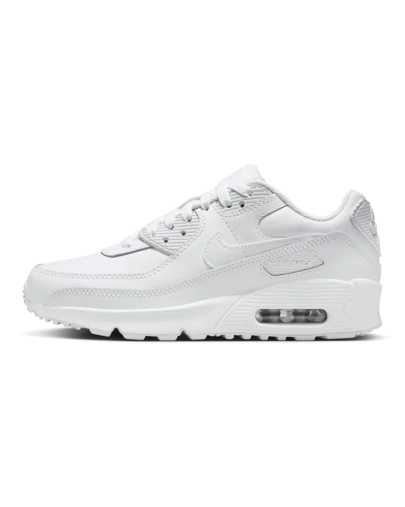 Nike Air Max 90 Schuhe für ältere Kinder - Weiß Weiß