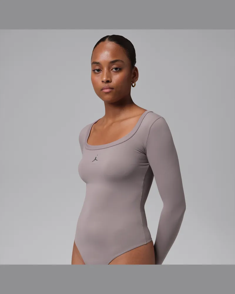 Jordan Brooklyn Longsleeve-Body (Damen) - Lila Lila