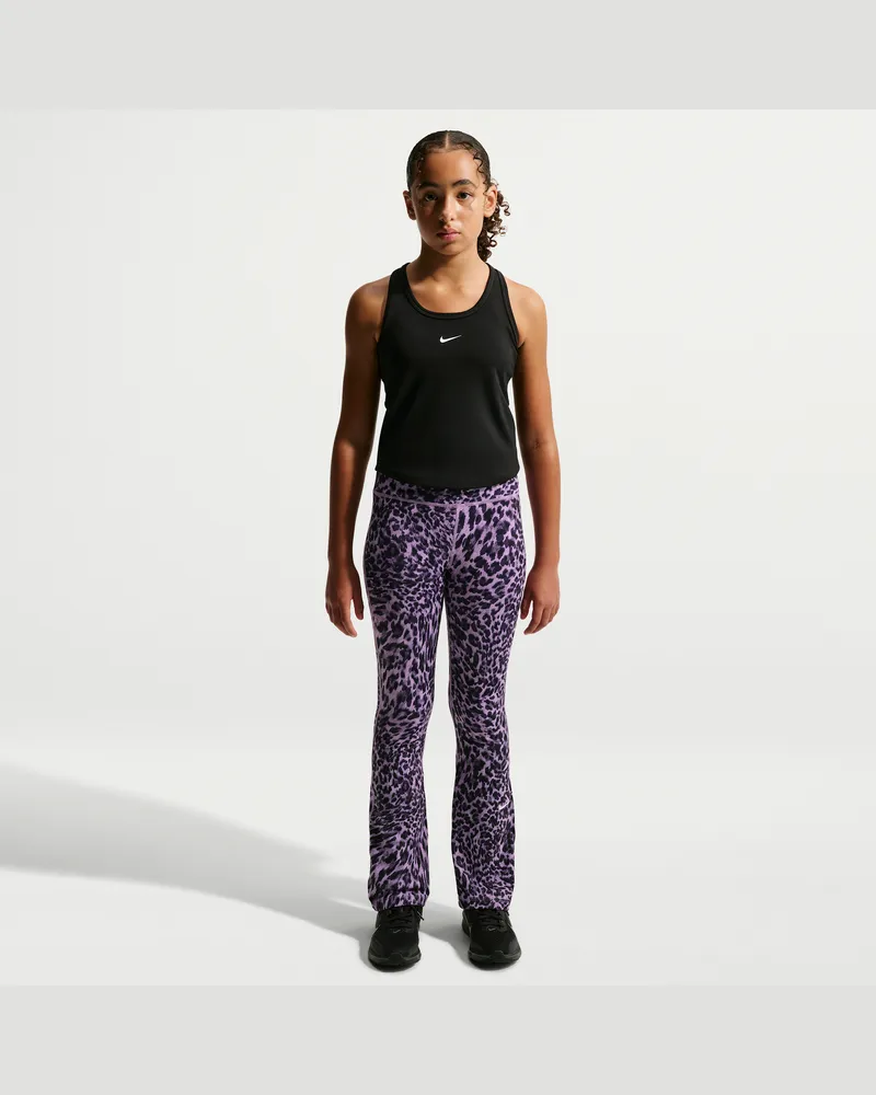 Nike One Dri-FIT Flared Leggings für ältere Kinder (Mädchen) - Lila Lila