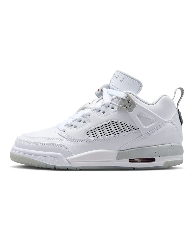 Jordan Spizike Low Schuh (ältere Kinder) - Weiß Weiß