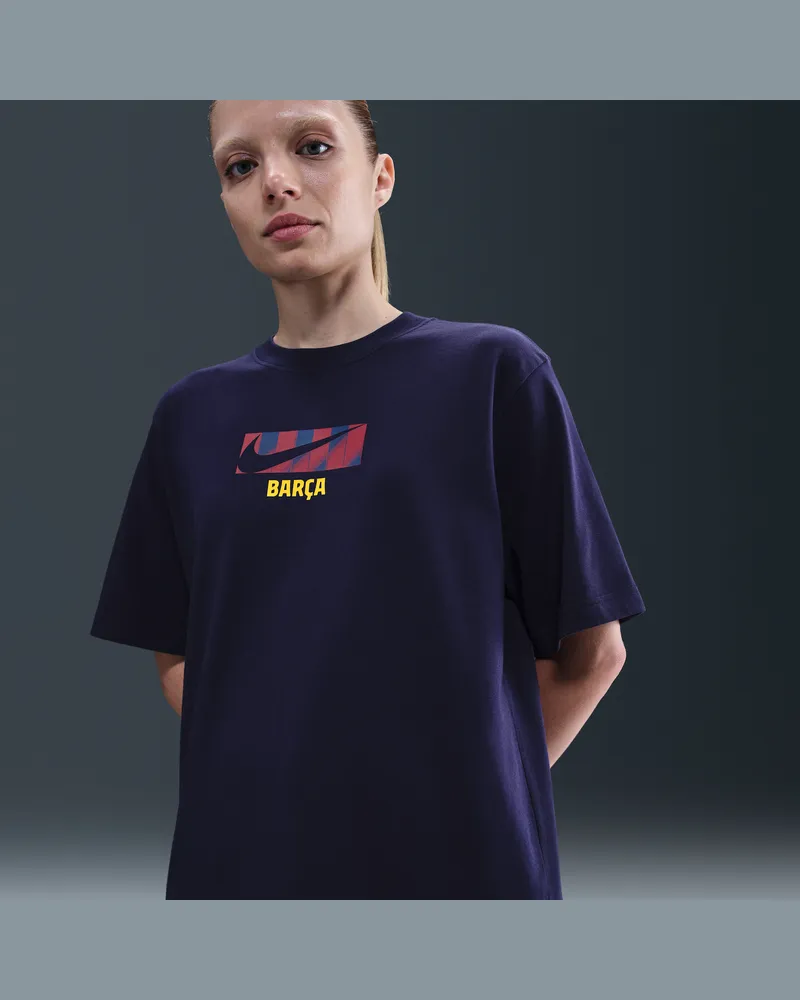 Nike FC Barcelona Supporter  Fußball-T-Shirt (Damen) - Lila Lila