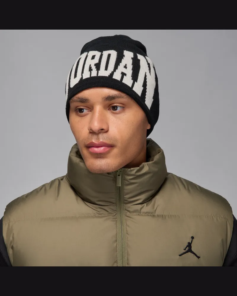 Jordan Peak Herren-Beanie - Schwarz Schwarz