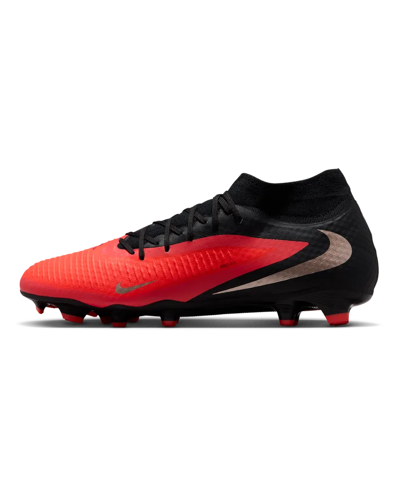 Nike Phantom 6 High Academy Fußballschuh für verschiedene Böden - Rot Rot