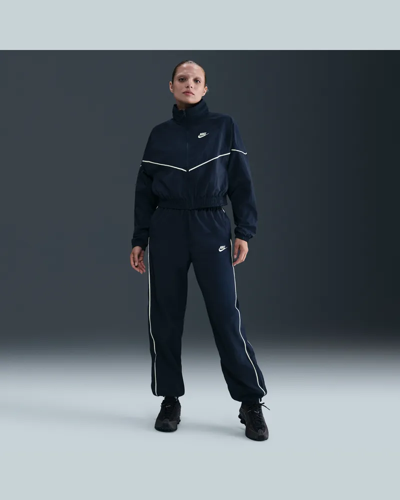 Nike Sportswear Windrunner Damenhose aus Webstoff - Blau Blau