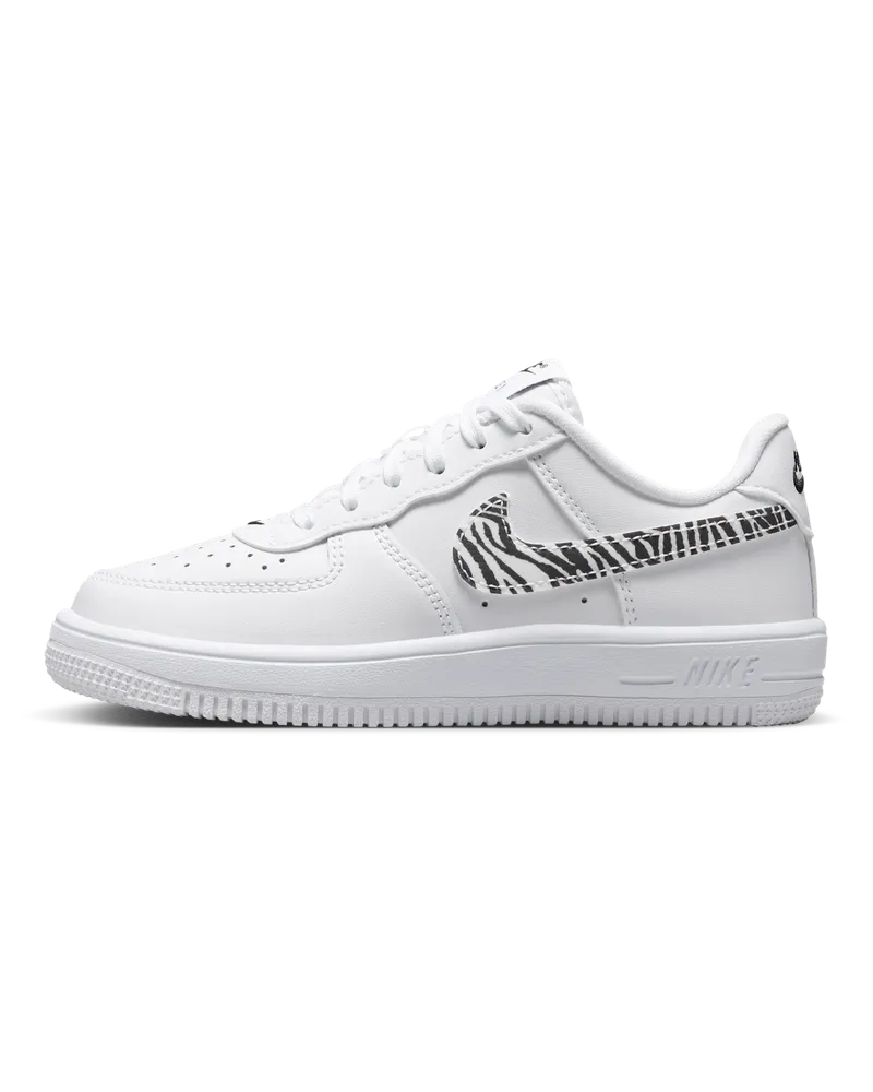 Nike Force 1 Low Schuh (jüngere Kinder) - Weiß Weiß