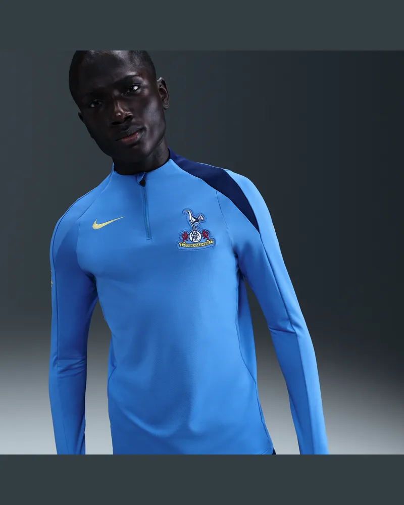 Nike Tottenham Hotspur Strike Third Total 90 Fußball-Drill-Oberteil aus Strickmaterial mit  Dri-FIT-Technologie (Herren) - Blau Blau