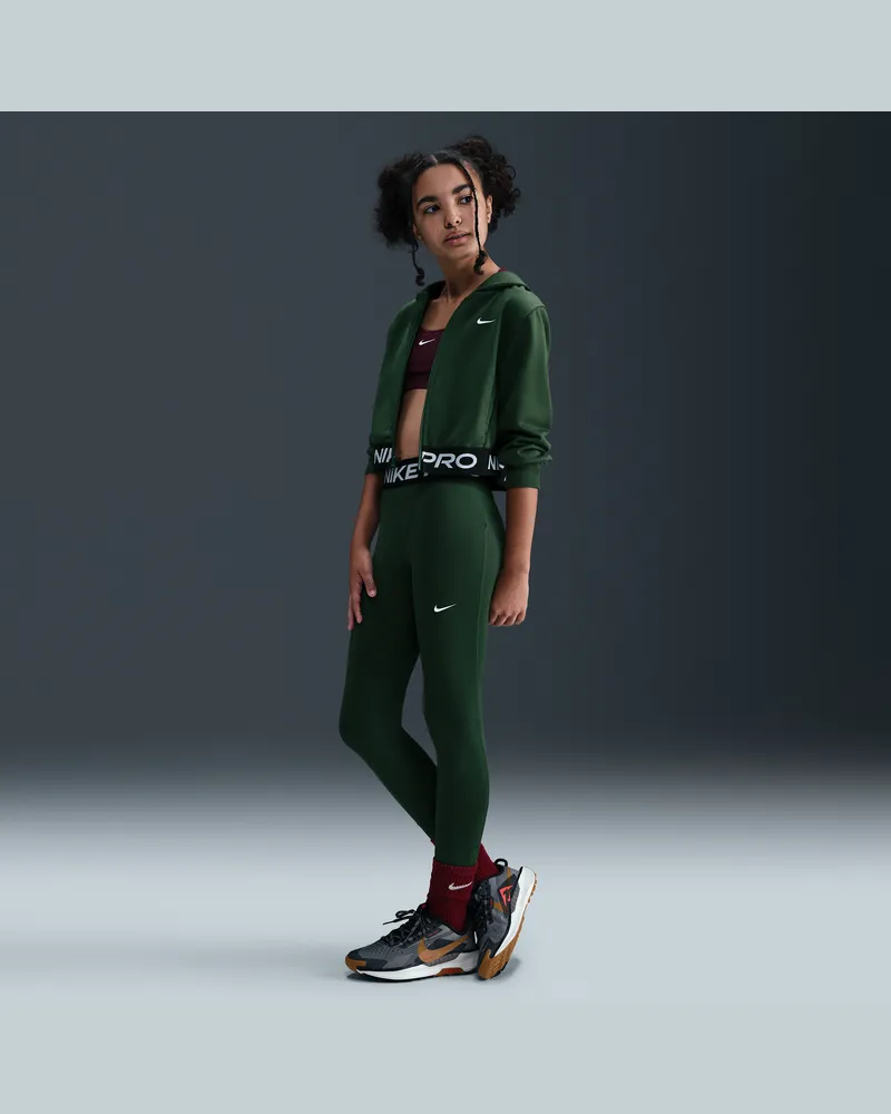 Nike Pro Dri-FIT Leggings für ältere Kinder (Mädchen) - Grün Grün