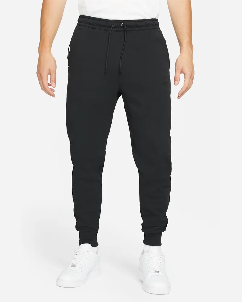 Nike Tech Essentials Herren-Fleece-Jogger - Schwarz Schwarz