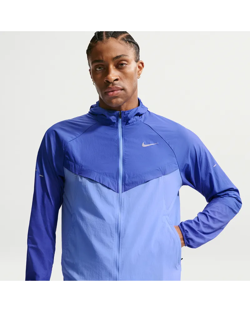 Nike Stride Repel-Laufjacke mit UV-Schutz (Herren) - Blau Blau
