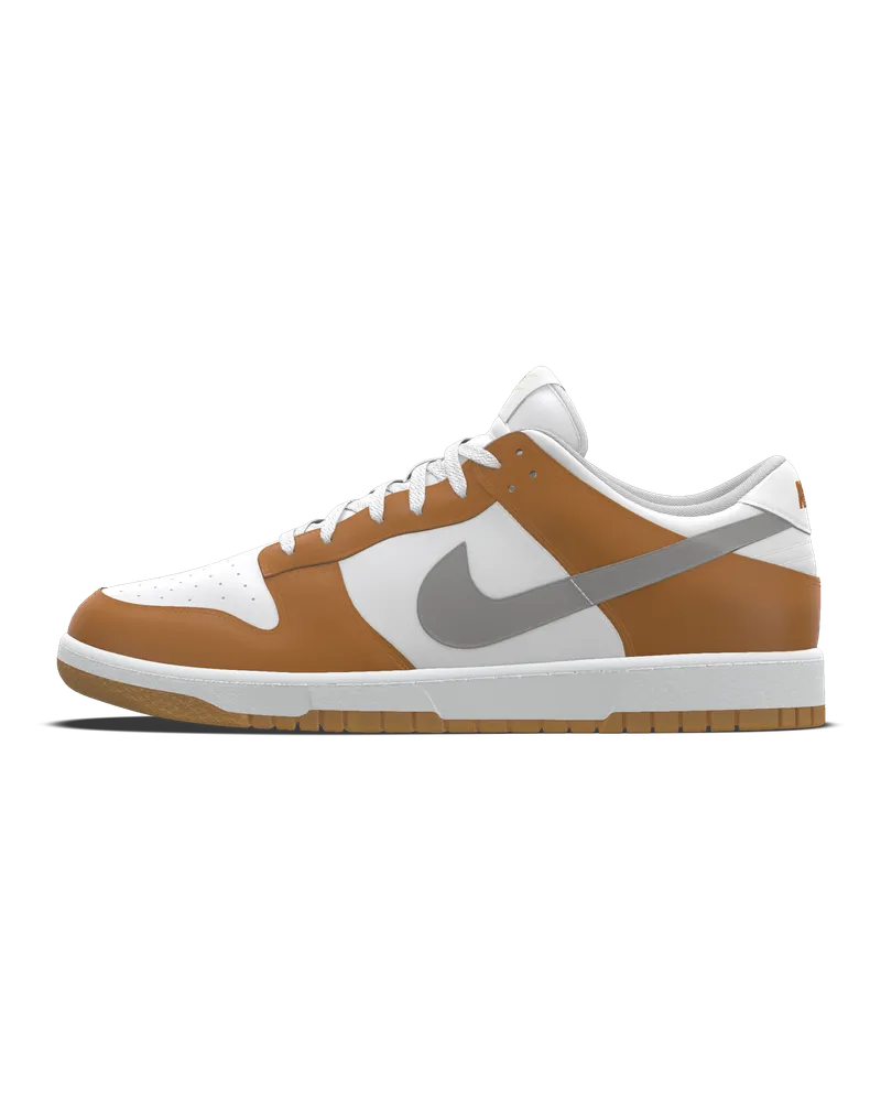 Nike Dunk Low By You personalisierbarer Damenschuh - Braun Braun