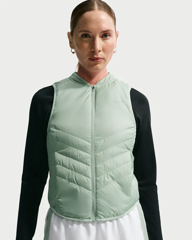 Nike Tempo Repel warme Laufweste (Damen) - Grün Grün