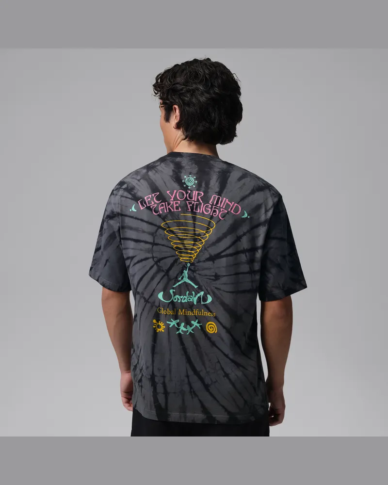Jordan Brooklyn Festival-T-Shirt mit Batik-Design (Herren) - Grau Grau