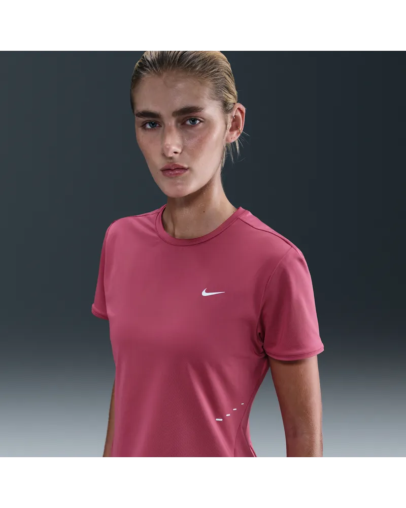 Nike Swift Dri-FIT Kurzarm-Laufoberteil (Damen) - Lila Lila