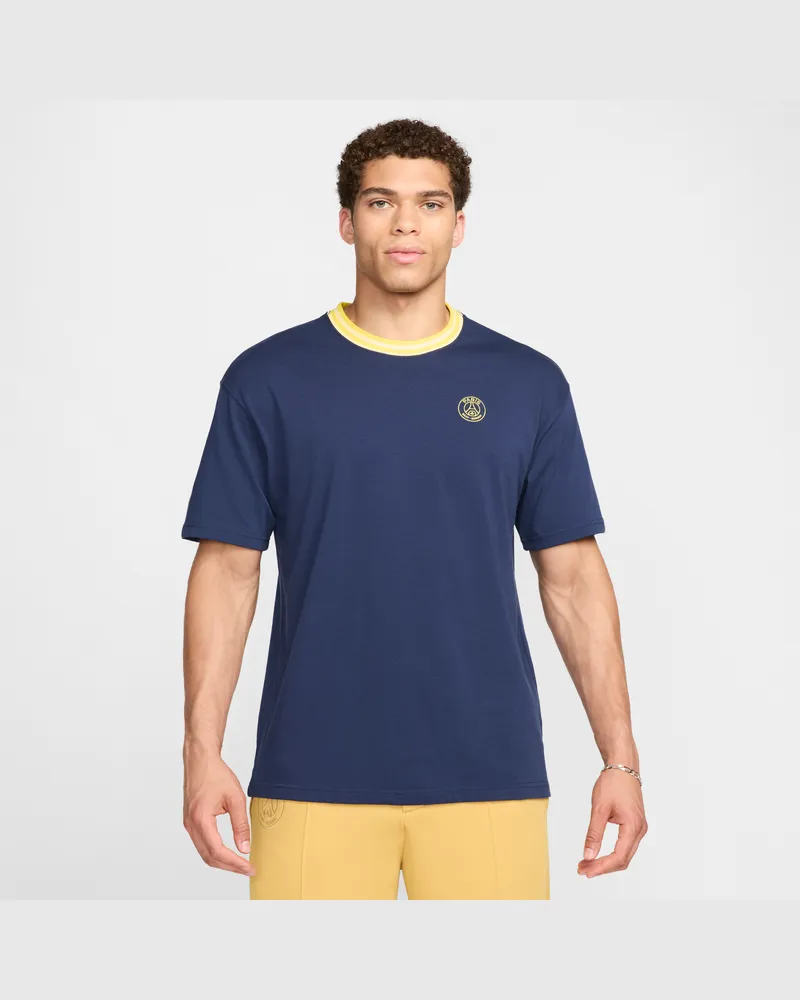 Nike Paris Saint-Germain Premium Essential Fußball-T-Shirt (Herren) - Blau