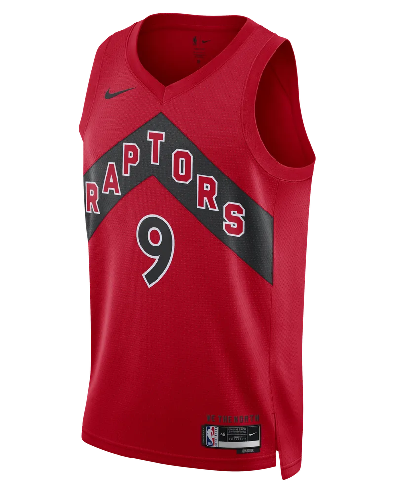 Nike Toronto Raptors Icon Edition  Dri-FIT NBA Swingman Trikot für Herren - Rot Rot