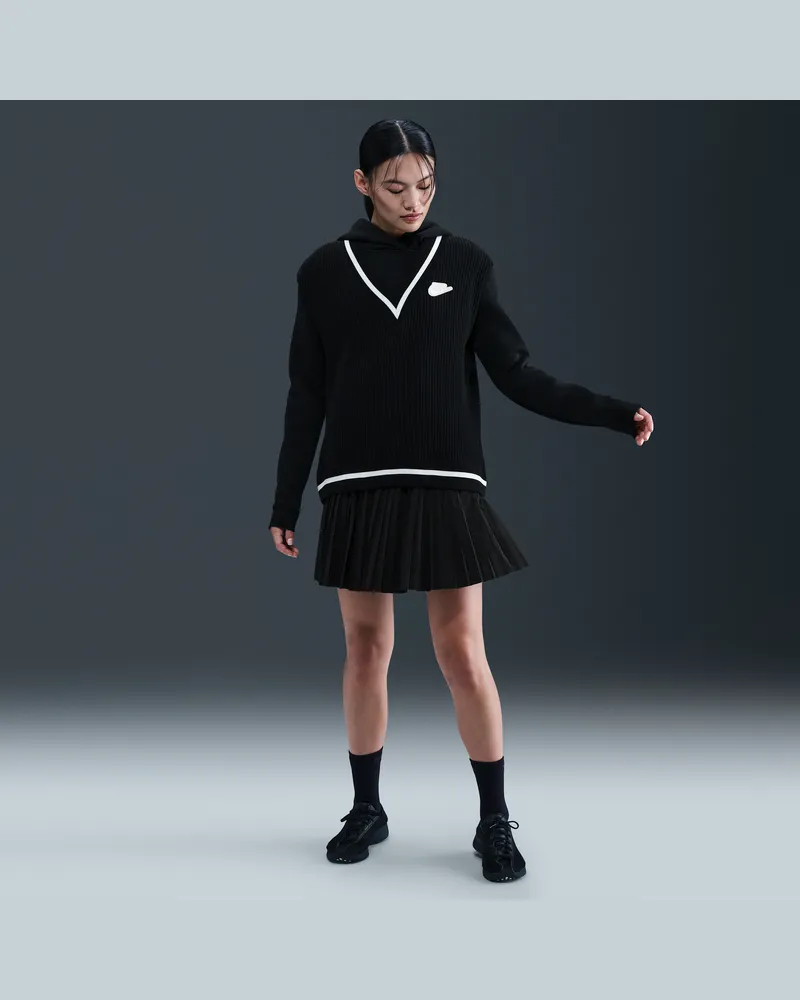 Nike Sportswear Faltenrock für Damen - Schwarz Schwarz