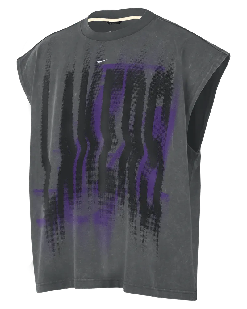 Nike Los Angeles Lakers Standard Issue ärmelloses  Basketballoberteil (Herren) - Grau Grau