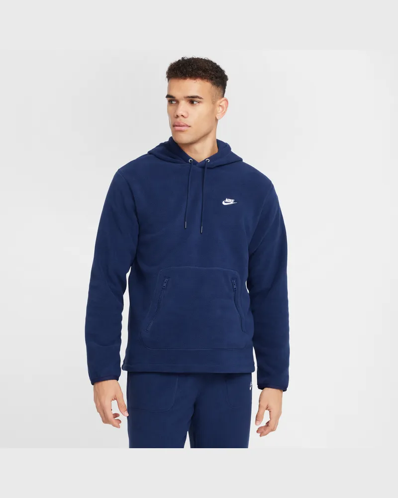 Nike Club winterfester Hoodie (Herren) - Blau Blau
