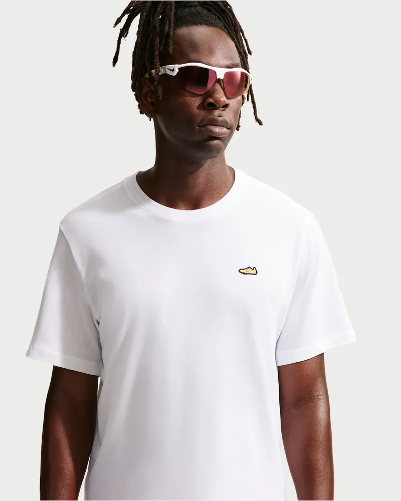 Nike Retro Dri-FIT Lauf-T-Shirt (Herren) - Weiß Weiß