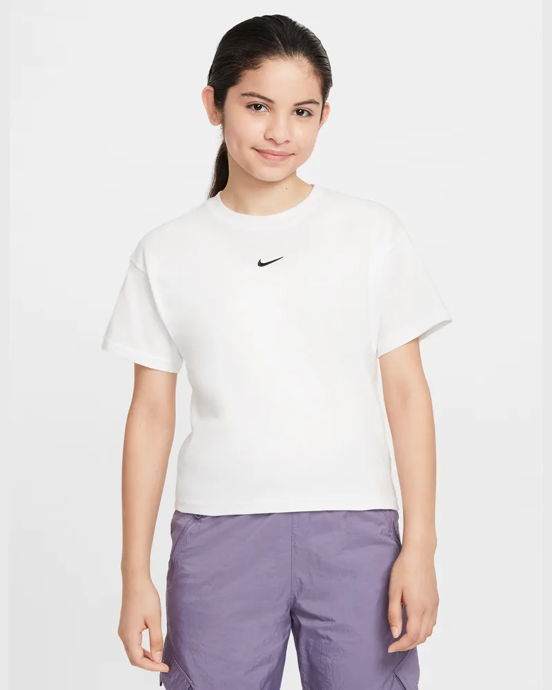 Nike Essential T-Shirt (ältere Kinder, Mädchen) - Weiß Weiß