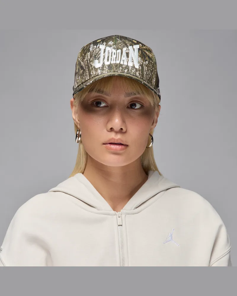 Jordan Brooklyn Rise Cap verstellbare Realtree Cap - Weiß Weiß