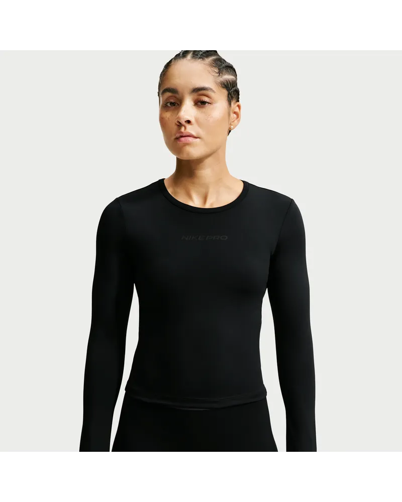 Nike Pro Sculpt Dri-FIT Longsleeve (Damen) - Schwarz Schwarz
