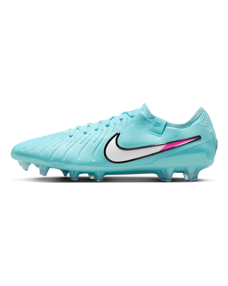 Nike Tiempo Legend 10 Elite Low-Top-Fußballschuh für normalen Rasen - Blau Blau