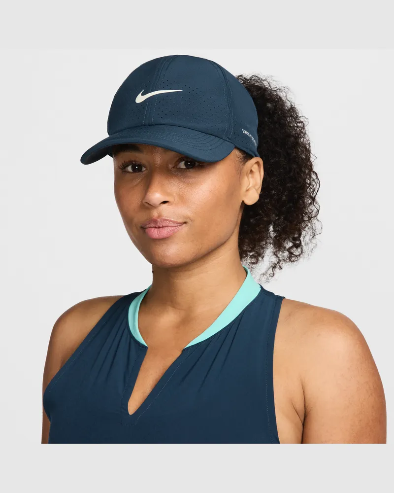 Nike Dri-FIT ADV Club unstrukturierte Tennis-Cap - Blau Blau
